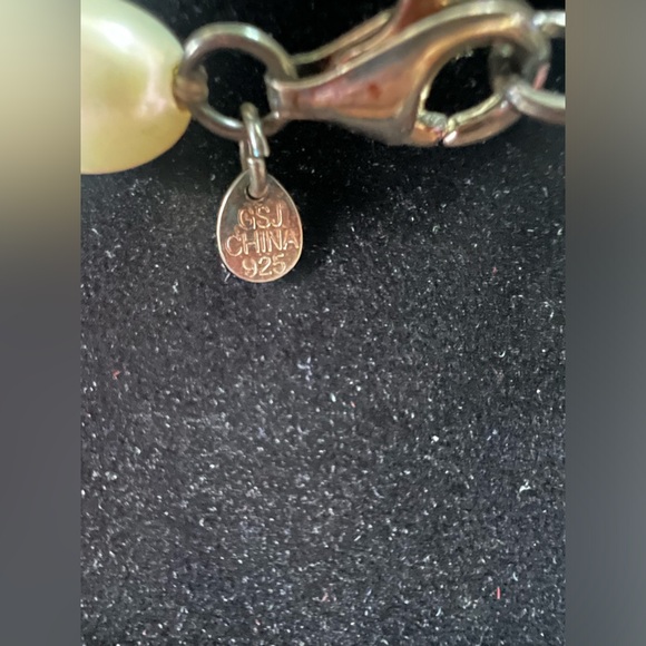 GSJ Sterling Cultured Freshwater Pink & White Pearls 60” Extra Long Length ~61g - Picture 3 of 5